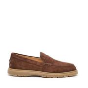 Tod's Brun Mockasin i mocka Brown, Herr