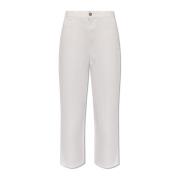 Moncler Höga jeans White, Dam