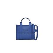 Marc Jacobs Lyxig Liten Tote i Läder Blue, Dam