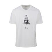 C.p. Company Polo Shirts White, Herr