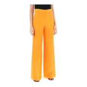 Stella McCartney Wide Trousers Orange, Dam