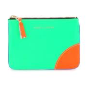 Comme des Garçons Fluorescerande Mini Pouch med Dragkedja Multicolor, ...