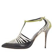 Manolo Blahnik Pre-owned Pre-owned Laeder sandaler Multicolor, Dam