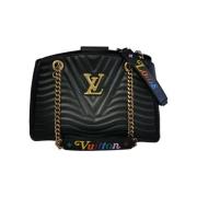 Louis Vuitton Vintage Pre-owned Laeder totevskor Black, Dam