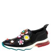 Fendi Vintage Pre-owned Laeder sneakers Multicolor, Dam