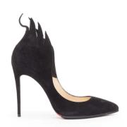 Christian Louboutin Pre-owned Pre-owned Mocka klackskor Black, Dam