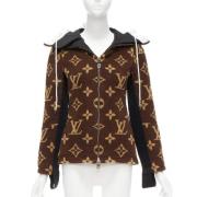 Louis Vuitton Vintage Pre-owned Polyester ytterklder Brown, Dam