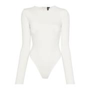 Entire Studios Ris Bodysuit White, Dam