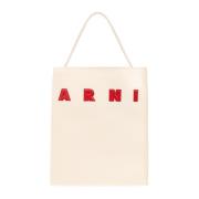 Marni Museo shopper väska Beige, Dam