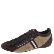 Louis Vuitton Vintage Pre-owned Tyg sneakers Brown, Dam