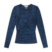 Munthe Long Sleeve Tops Blue, Dam