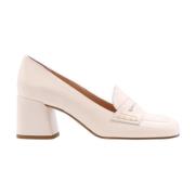 Donna Lei Elegant Zelda Moccasin Heels Beige, Dam