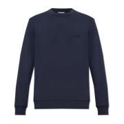 Woolrich Sweatshirt med logotyp Blue, Herr