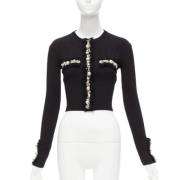 Balmain Pre-owned Pre-owned Tyg toppar Black, Dam