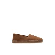 Giorgio Armani Espadriller med logotyp Brown, Herr