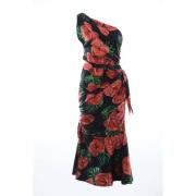 Dolce & Gabbana Lång klänning för kvinnor - Elegant stil Multicolor, D...