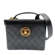 Chanel Vintage Pre-owned Laeder chanel-vskor Black, Dam