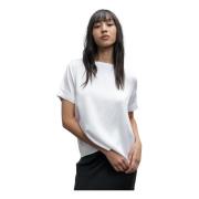 Ahlvar Gallery Lola silkes T-shirt White, Dam