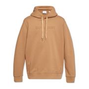 Burberry Hoodie med logotyp Brown, Herr