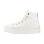 Converse Modern Lift High-Top Sneakers White, Dam