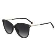 Carolina Herrera Black Gold Sunglasses Multicolor, Dam