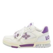 Louis Vuitton Vintage Pre-owned Laeder sneakers White, Dam