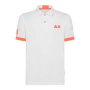 Sun68 Vita Polo Logo T-shirts och Polos White, Herr