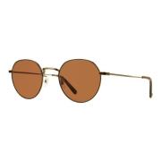 Garrett Leight Robson SUN Sunglasses in Brushed Gold Tortoise Yellow, ...