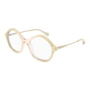 Chloé Crystal Yellow Eyewear Frames Yellow, Unisex