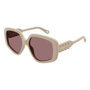 Chloé Sunglasses Ch0210S Beige, Dam