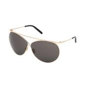 Tom Ford Rose Gold/Grey Sunglasses Yellow, Dam