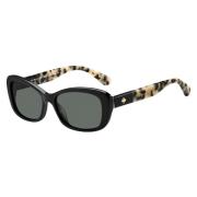 Kate Spade Claretta/P/S Sunglasses in Black/Grey Black, Dam