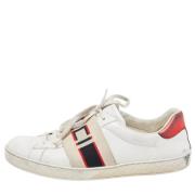 Gucci Vintage Pre-owned Laeder sneakers White, Dam