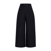 Marni Wide Trousers Black, Dam