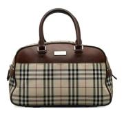 Burberry Vintage Pre-owned Canvas handvskor Brown, Dam