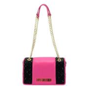 Love Moschino Quiltad Bicolor Axelväska Multicolor, Dam