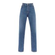 Etro Straight Jeans Blue, Dam
