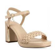 Mexx Flat Sandals Beige, Dam