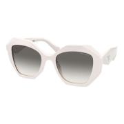 Prada White/Grey Shaded Sunglasses White, Dam