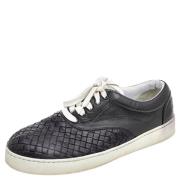 Bottega Veneta Vintage Pre-owned Laeder sneakers Blue, Dam