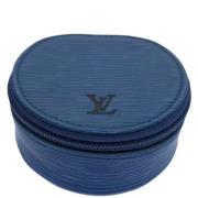 Louis Vuitton Vintage Pre-owned Laeder kuvertvskor Blue, Dam