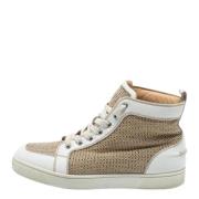 Christian Louboutin Pre-owned Pre-owned Laeder sneakers White, Dam