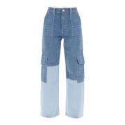 Ganni Jeans Blue, Dam