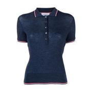 Thom Browne Polo Shirts Blue, Dam