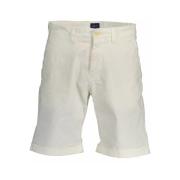 Gant White Cotton Jeans Pant White, Herr