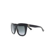 Gucci Svarta solglasögon, stiliga och mångsidiga Black, Dam