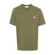 Maison Kitsuné T-Shirts Green, Herr