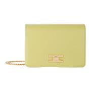 Elisabetta Franchi Shoulder Bags Green, Dam