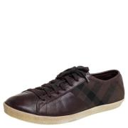 Burberry Vintage Pre-owned Laeder sneakers Brown, Dam