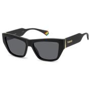 Polaroid Black/Grey Sunglasses Black, Dam